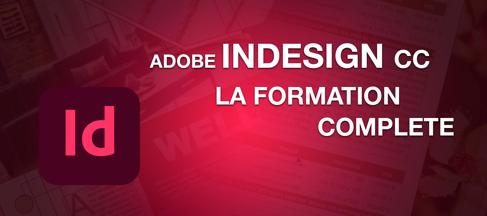 Adobe Indesign CC la formation complète en vidéo