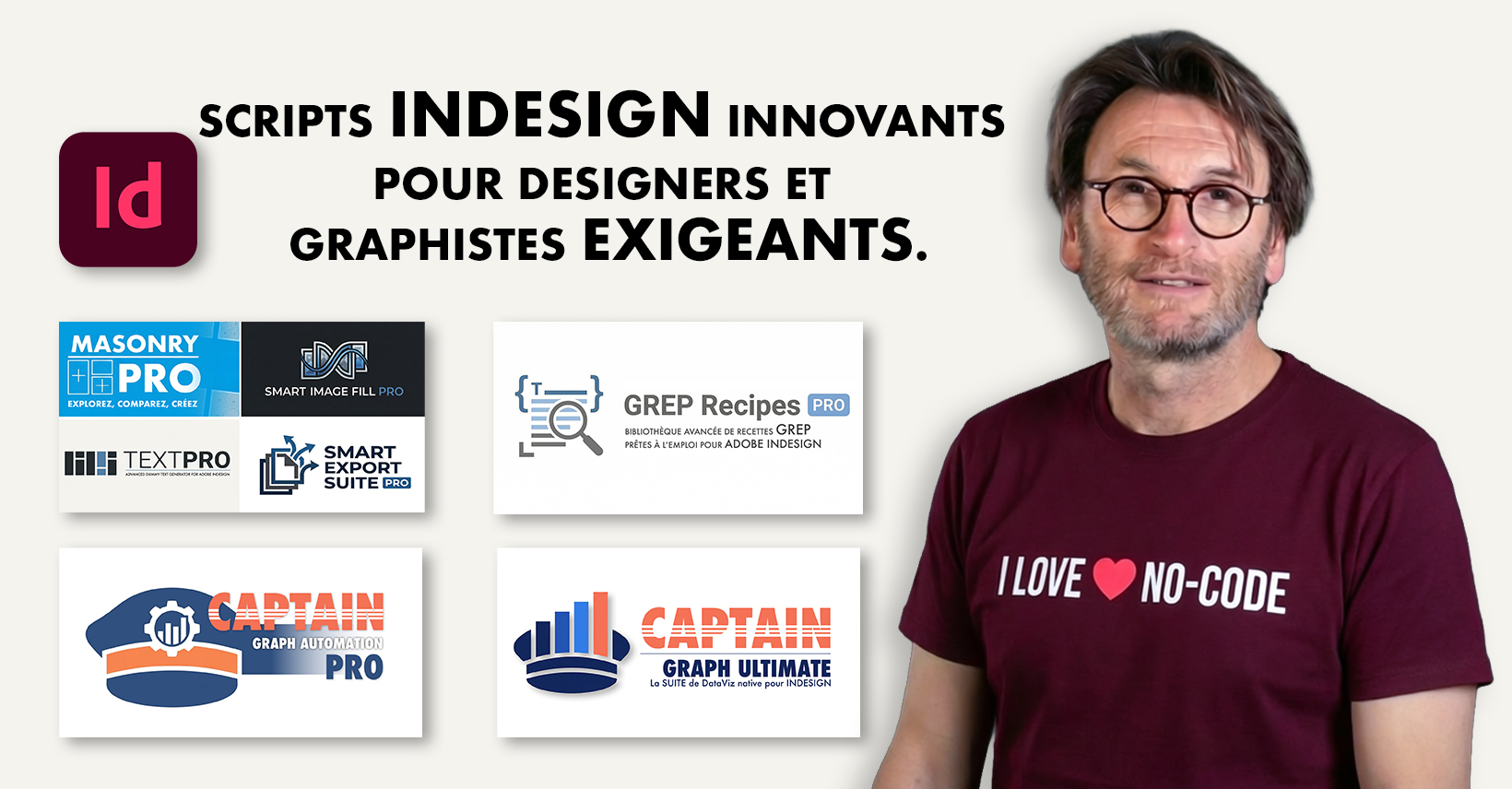 Scripts InDesign innovants pour designers et graphistes exigeants.