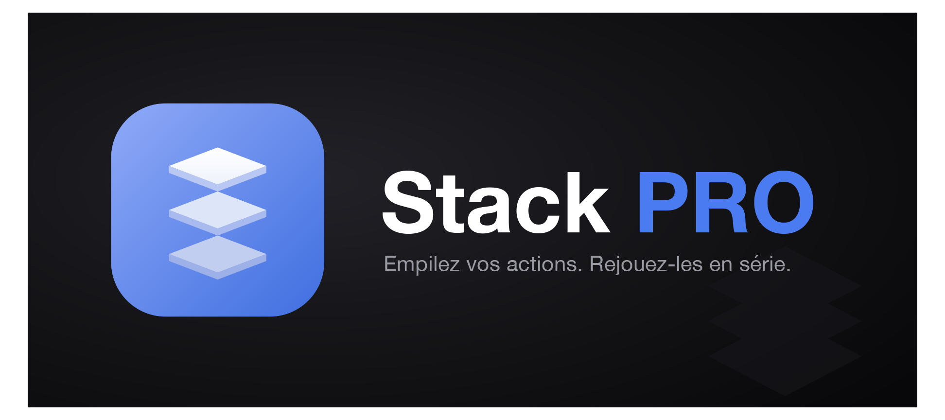 Adobe Premiere Pro : Stack PRO Empilez vos actions. Rejouez-les en série.